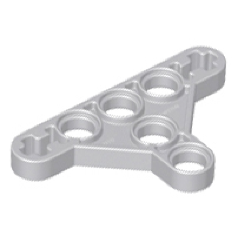 Technic, Hefbalk, Aangepast Driehoek Dun 3x5 Light Bluish Gray